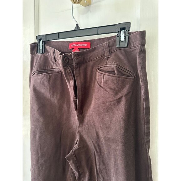 Gloria Vanderbilt Women’s size 12 tall brown pants - Picture 3 of 7